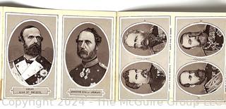 Booklet: Crowned Heads and Rulers of the World Circa 1880's