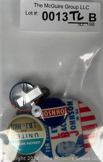 1964 LBJ Campaign Pins