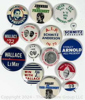 3rd Party Presidential Campaign Pins