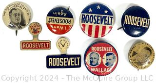 FDR Presidential Campaign Pins