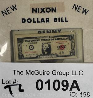 3 Anti-Nixon Shrinking Money Campaign Items