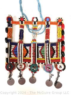 African Masai Tribal Beaded Necklace Kenya