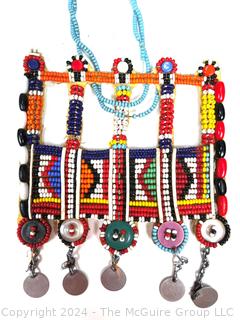 African Masai Tribal Beaded Necklace Kenya