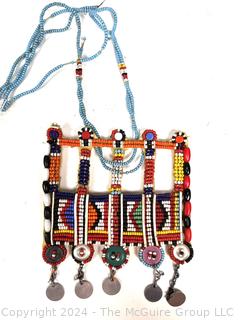 African Masai Tribal Beaded Necklace Kenya