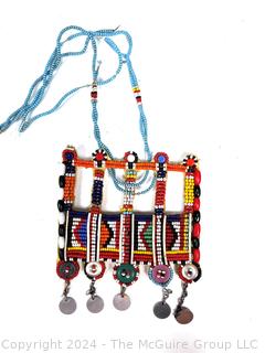 African Masai Tribal Beaded Necklace Kenya