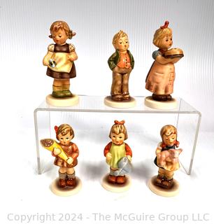  Six (6) Porcelain Hummel Figurines by Goebel Germany