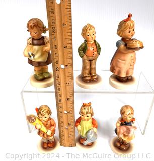  Six (6) Porcelain Hummel Figurines by Goebel Germany