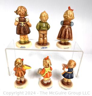  Six (6) Porcelain Hummel Figurines by Goebel Germany