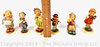 Six (6) Porcelain Hummel Figurines by Goebel Germany