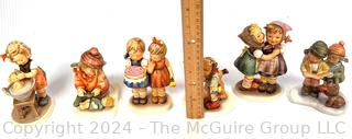 Six (6) Porcelain Hummel Figurines by Goebel Germany