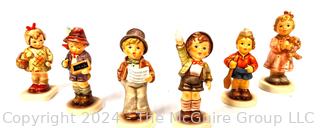 Six (6) Porcelain Hummel Figurines by Goebel Germany