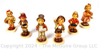 Six (6) Porcelain Hummel Figurines by Goebel Germany