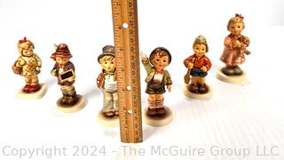 Six (6) Porcelain Hummel Figurines by Goebel Germany