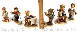 Six (6) Porcelain Hummel Figurines by Goebel Germany