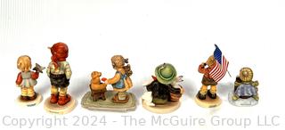 Six (6) Porcelain Hummel Figurines by Goebel Germany