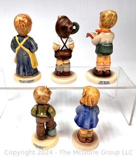 Five (5) Porcelain Hummel Figurines by Goebel Germany