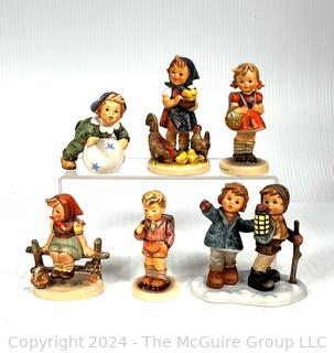 Six (6) Porcelain Hummel Figurines by Goebel Germany