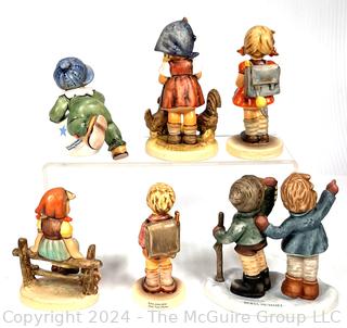 Six (6) Porcelain Hummel Figurines by Goebel Germany