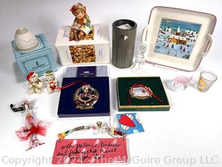 Christmas Decor Including Lladro, Goebel, Swarovski, Villeroy & Bosch and White House Christmas Ornaments