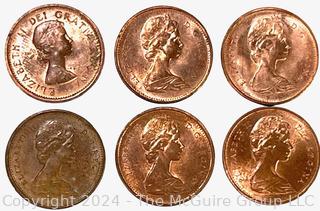 Canadian One Cent Collection Book 1920 Coins- . See all the photos in the gallery for more detail