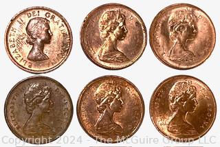 Canadian One Cent Collection Book 1920 Coins- . See all the photos in the gallery for more detail