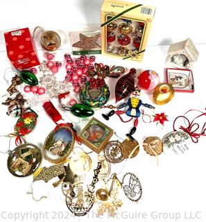 Group of Christmas Tree Ornaments