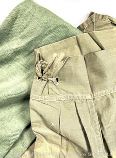 WWII Army Combat Medic Long-Johns and Boxer Shorts Briefs Made by the Kite Kraft Corp and Standard Knitting Mills. (was 0025NC)