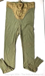 WWII Army Combat Medic Long-Johns and Boxer Shorts Briefs Made by the Kite Kraft Corp and Standard Knitting Mills. (was 0025NC)