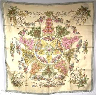 New Hermes Pythagore Silk Scarf.  36" square.