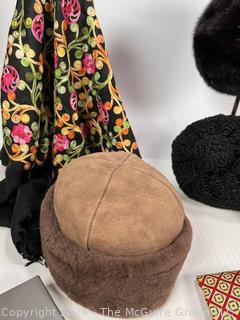 Men's and Women's Accessories Including Hats, Shawls and Neck Ties by Henri Christiansen, Lily Pulitzer, Weitz and Polo