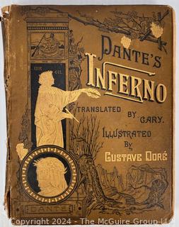 Large Scale Dante's Inferno New Edition Illustrated by Cassell Gustave Dore Circa 1880's 