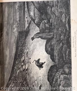 Large Scale Dante's Inferno New Edition Illustrated by Cassell Gustave Dore Circa 1880's 