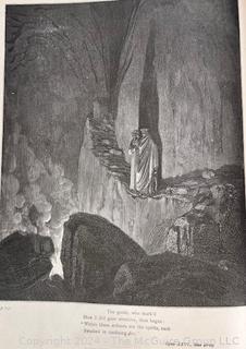 Large Scale Dante's Inferno New Edition Illustrated by Cassell Gustave Dore Circa 1880's 