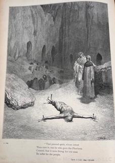 Large Scale Dante's Inferno New Edition Illustrated by Cassell Gustave Dore Circa 1880's 