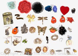 Costume Jewelry Brooches