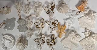 Group of Christmas Angel Ornaments