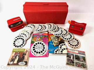 Stereo View Master Collection and Storage Case