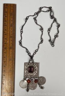 Yemeni Bedouin Pendant Necklace on Chain