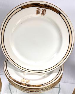 Large Set of French Haviland Porcelain China Dinnerware