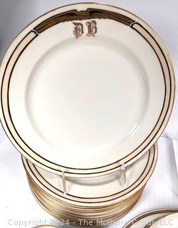 Large Set of French Haviland Porcelain China Dinnerware