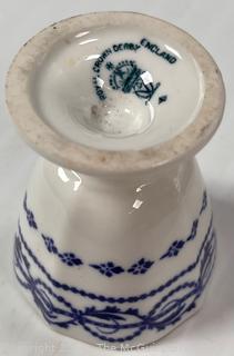 Group of Porcelain Serving Ware, Carved Decoration and Oil Lamp  