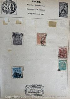 Postage Stamp Album.  See all the photos in the gallery