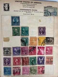 Postage Stamp Album.  See all the photos in the gallery