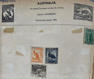 Postage Stamp Album.  See all the photos in the gallery