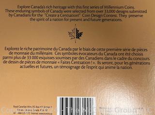 Canada 1999 Millennium 12 Coin Set Quarter 25 Cent Uncirculated