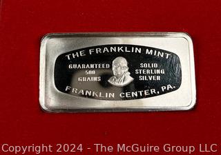 Franklin Mint Sterling Silver Bar 500 grains (32 grams)