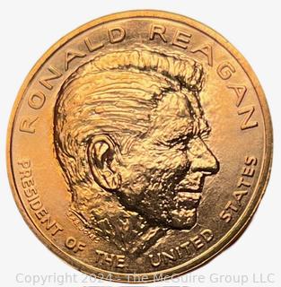 Ronald Reagan Bronze Medal 1 5/16"