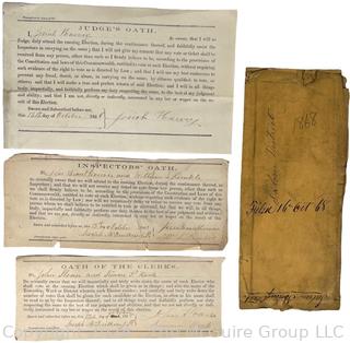 1868 Signed Election Oaths