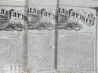 ~ 20 Issues of Chatauqua Farmer (NY) circa 1880