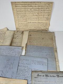 1850's PA Legal Documents